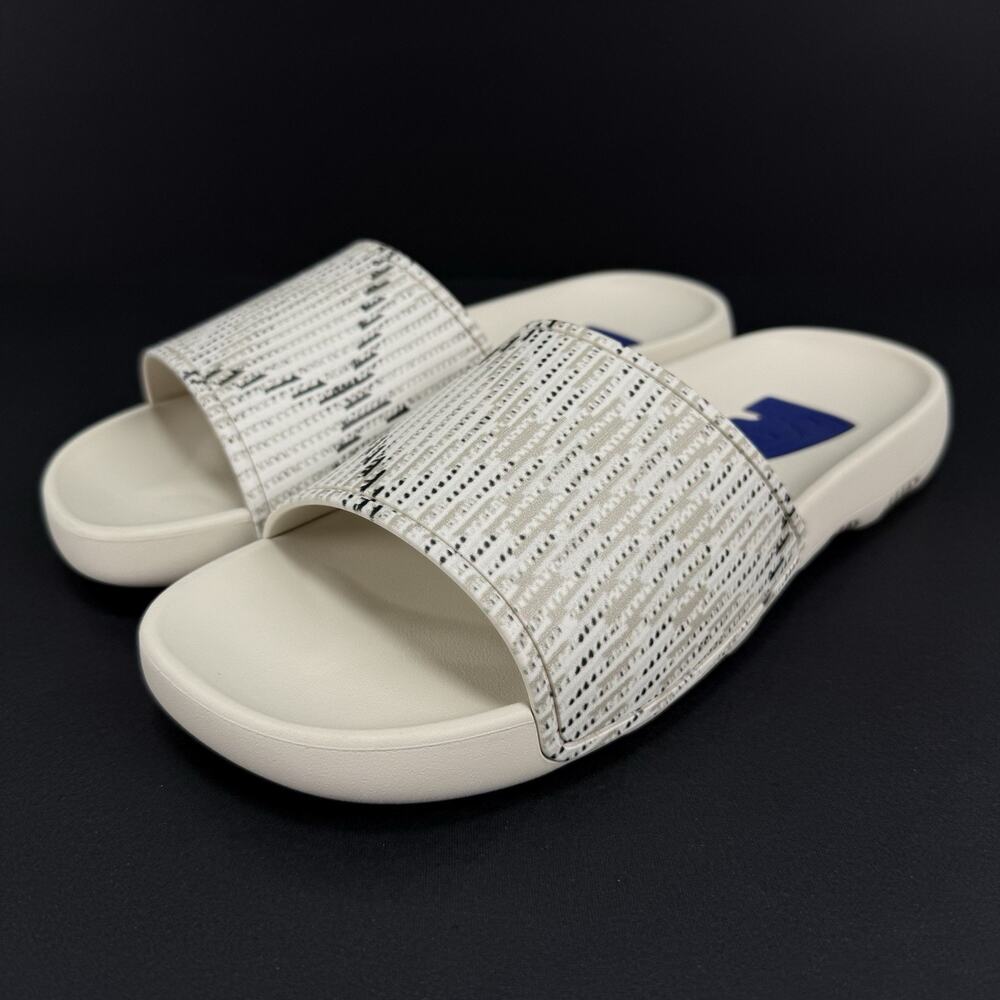 Burberry Dive Rubber Slide Sandals Men’s/Women’s EUR 40 Beige Made Italy New